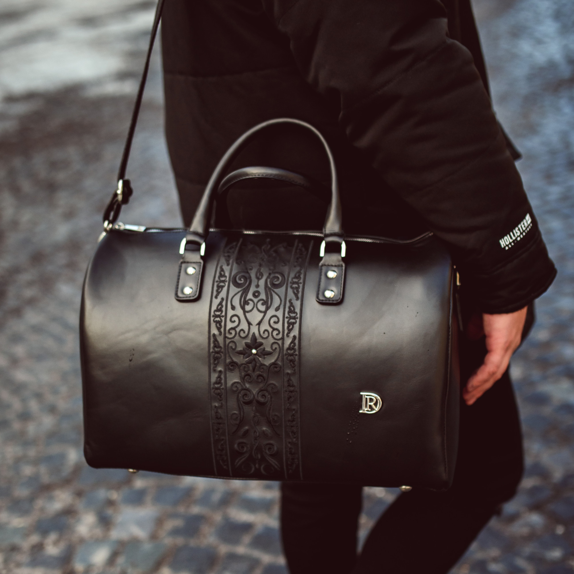 Unisex Cestovná taška Princessa "ČIERNA" Zlatá