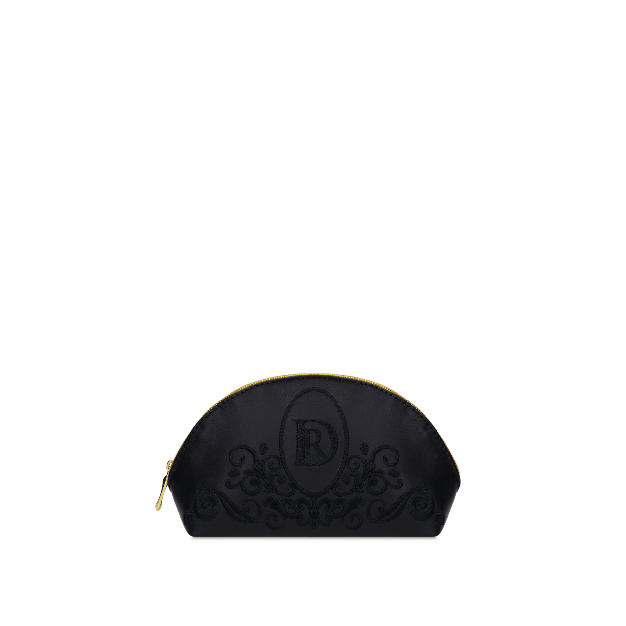 Kozmetická taštička Princessa "ČIERNA" Zlatá