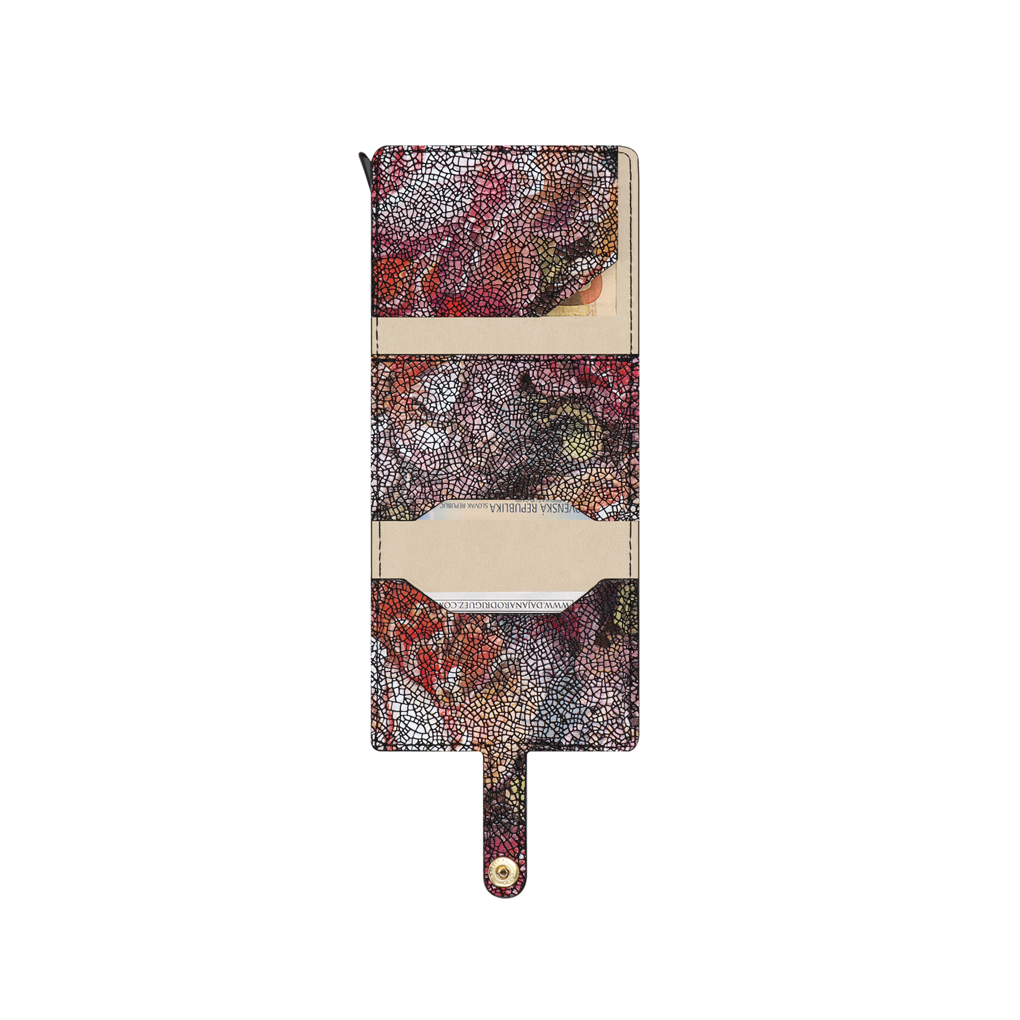 Cardholder Limitka "KVETY-NERO"