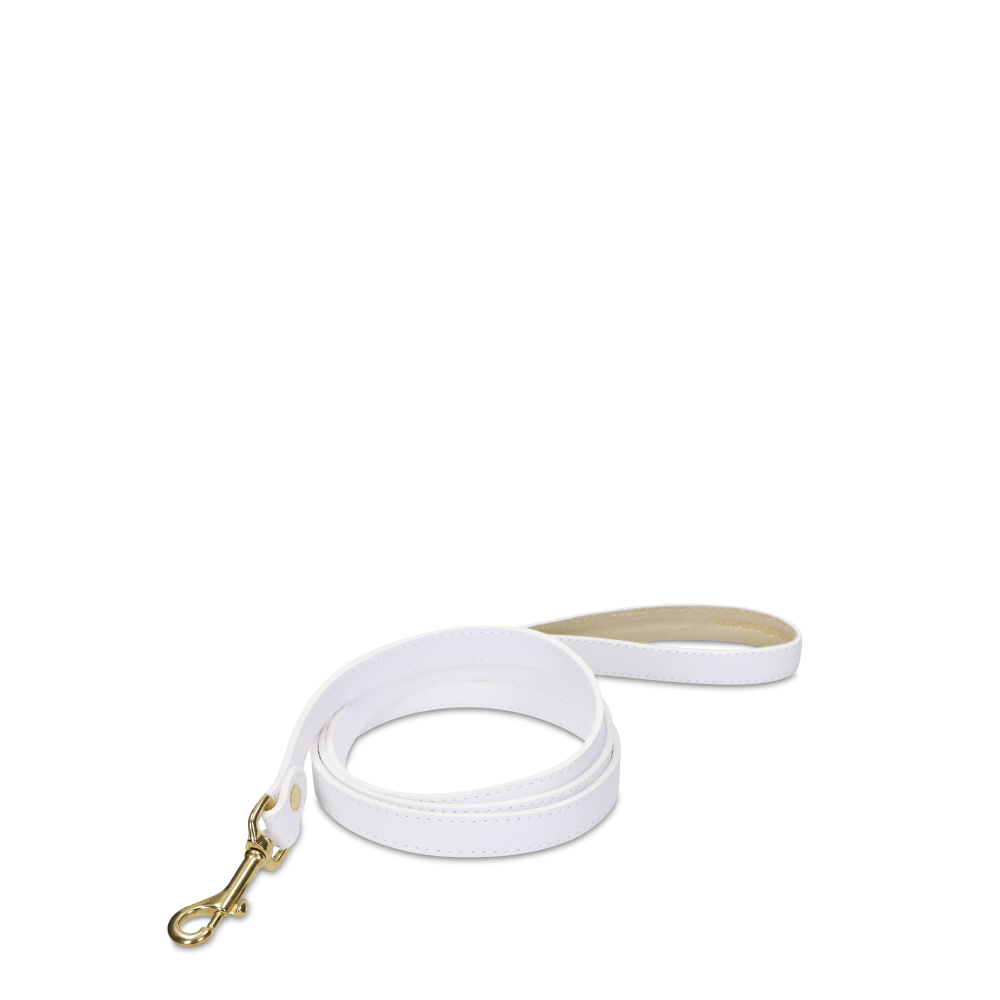 Leash OhMyDog "BIANCO" + Pouch