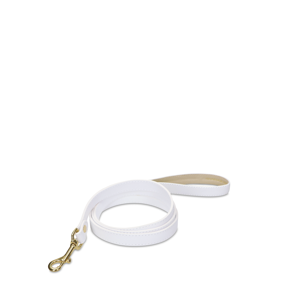 Leash OhMyDog "BIANCO" + Pouch