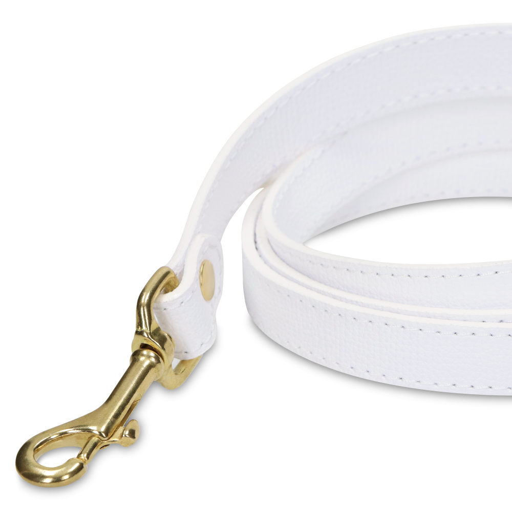 Leash OhMyDog "BIANCO" + Pouch