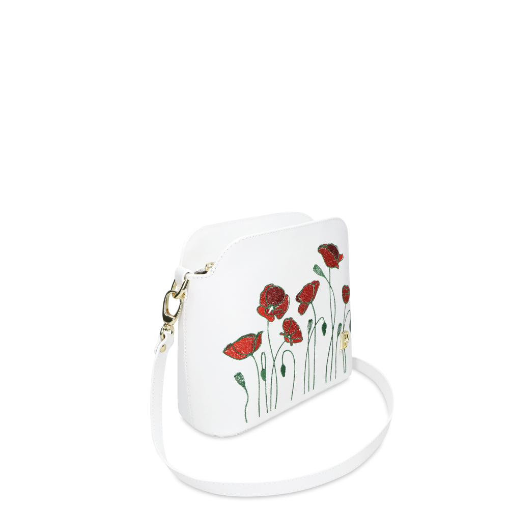 Mia Poppy "WHITE" Silver