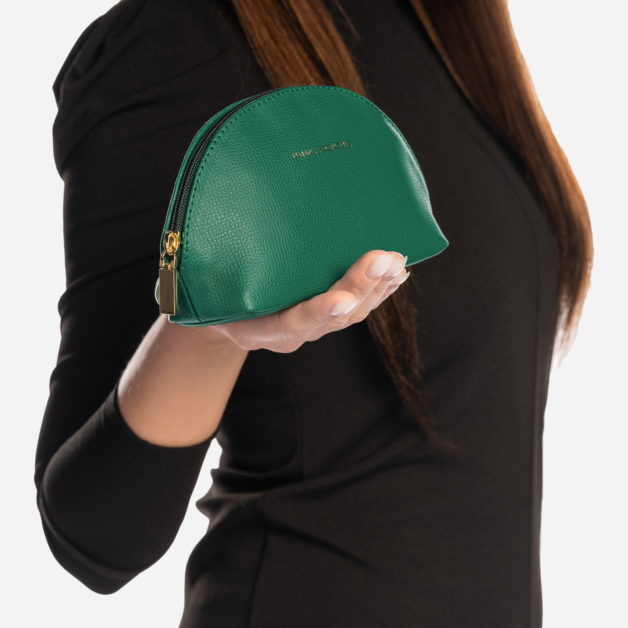 Cosmetic bag Bohemian "AVOCADO" Gold