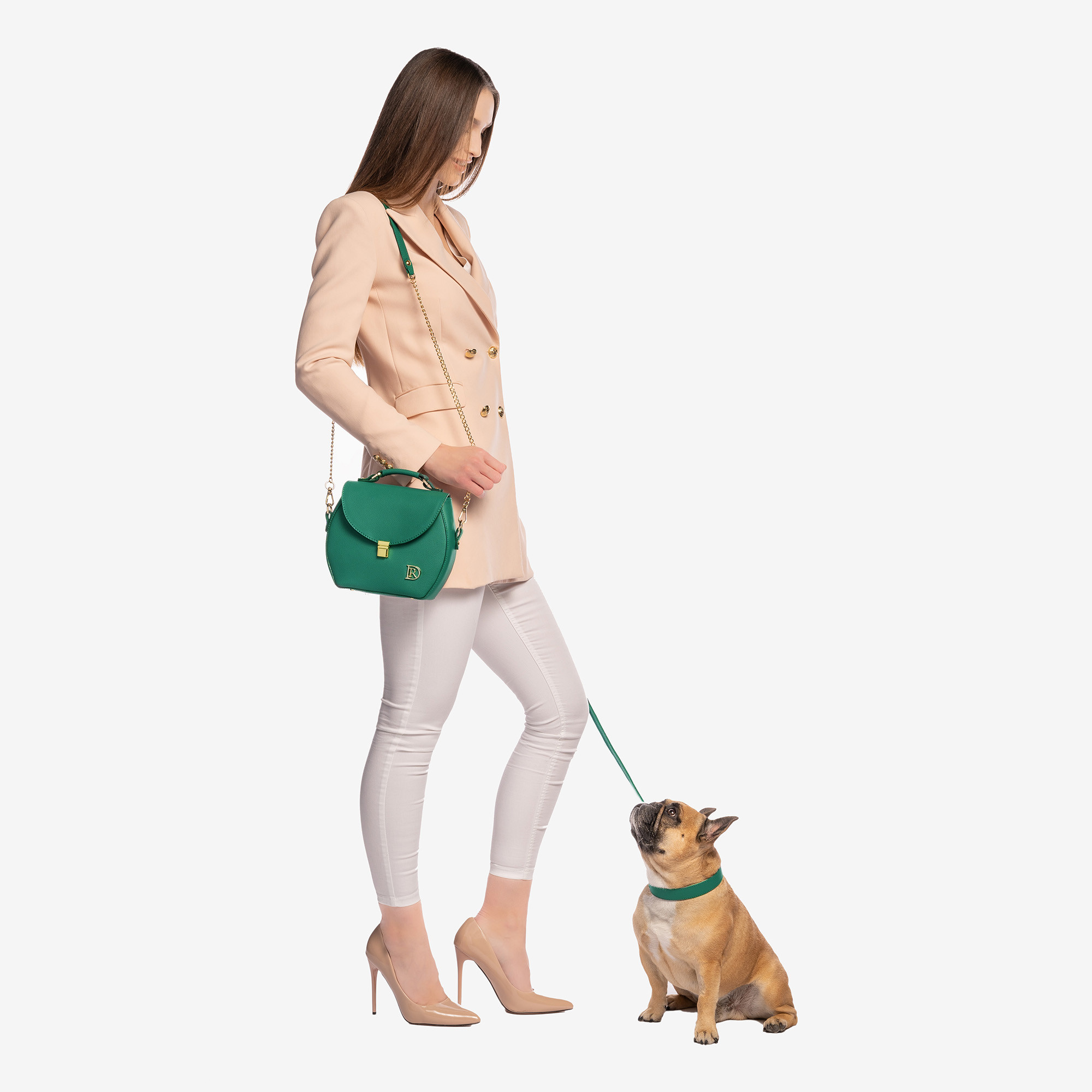 Vodítko Bohemian "AVOKADO" Zlatá