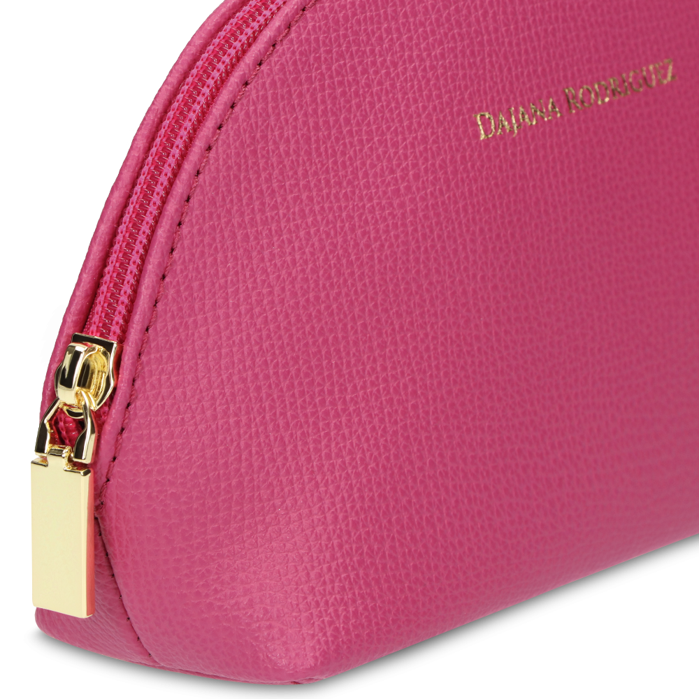 Cosmetic bag Bohemian "FUCHSIA" Gold