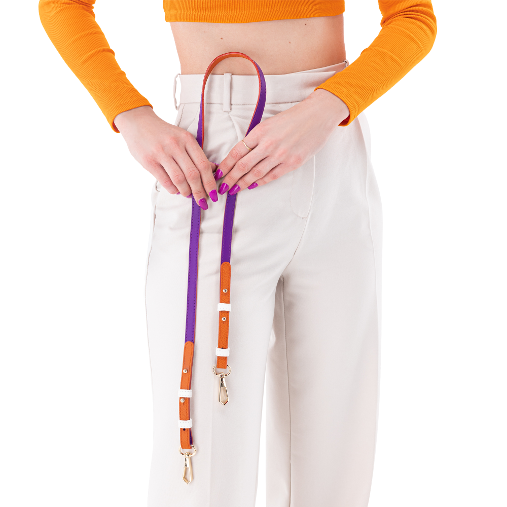 Popruh tenký Rio "TMAVOFIALOVÝ"