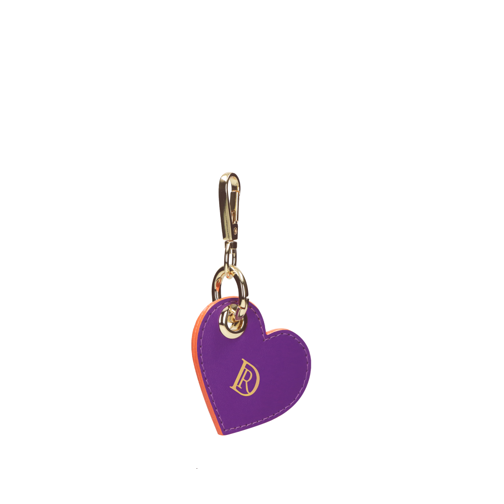 Pendant Heart Rio "DARK PURPLE"