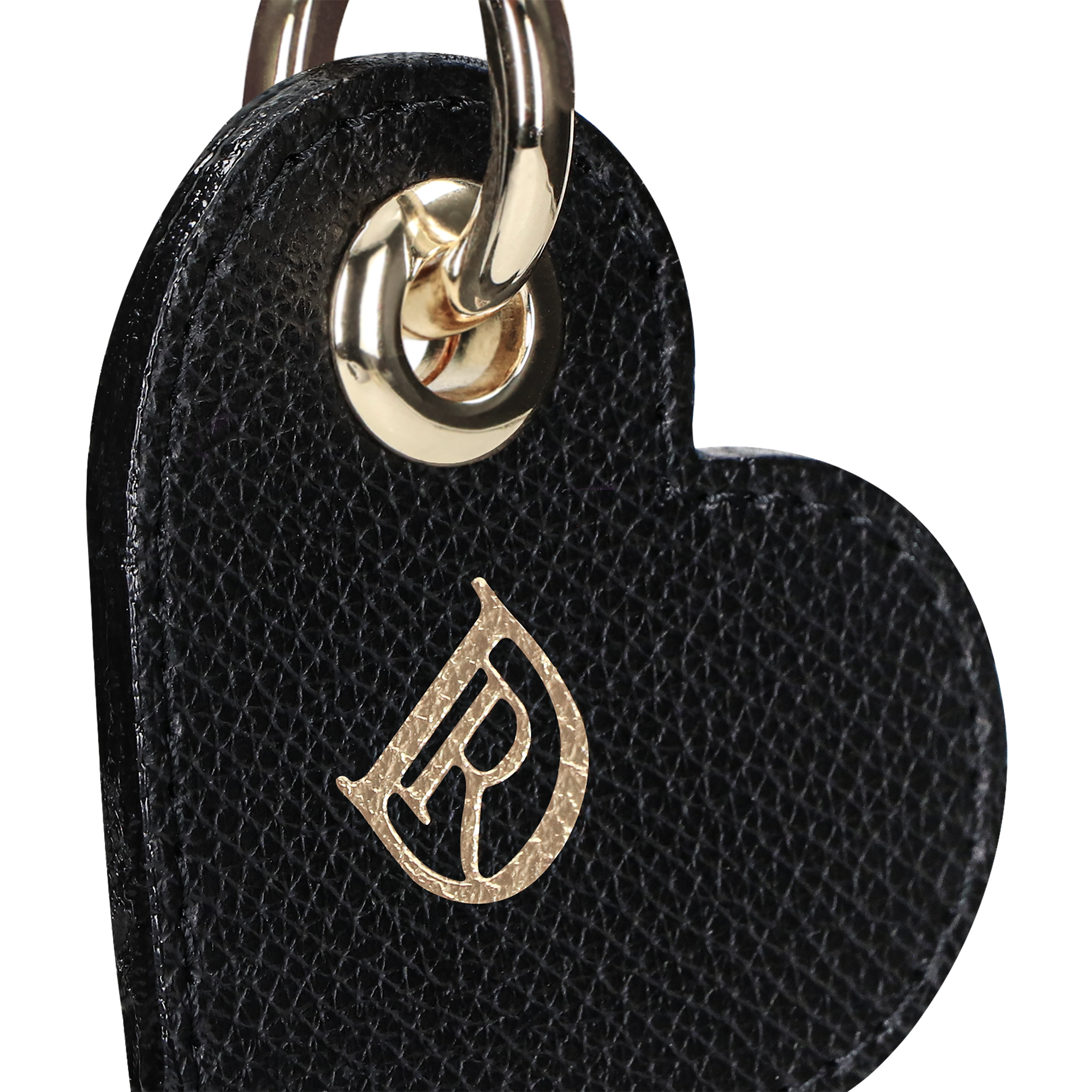 Pendant Heart Bohemian "NERO" GOLD