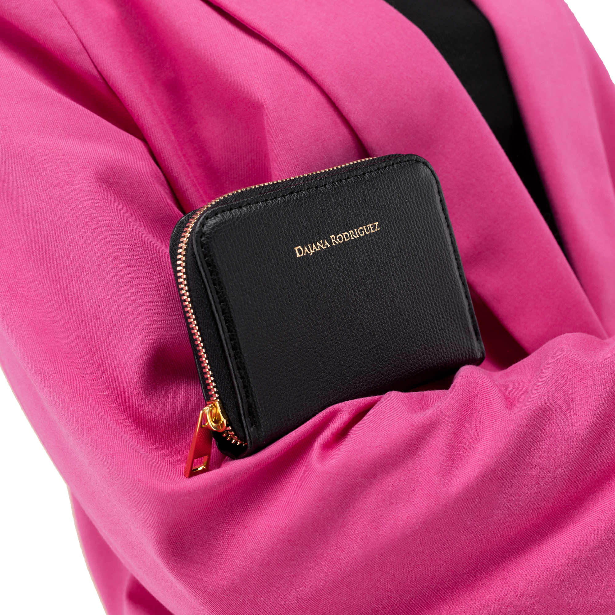 Aria Bohemian "NERO" DORADO cartera