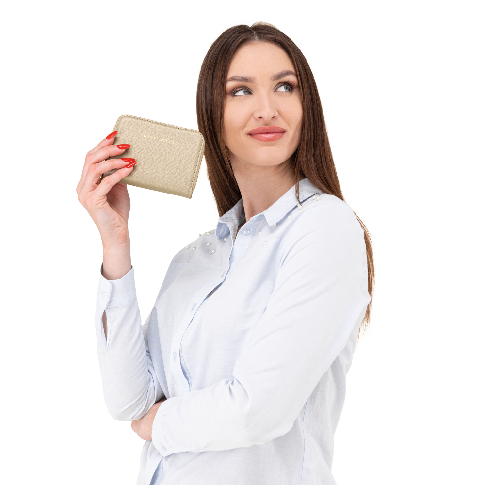 Aria Bohemian "SAND" ZLATÁ peněženka