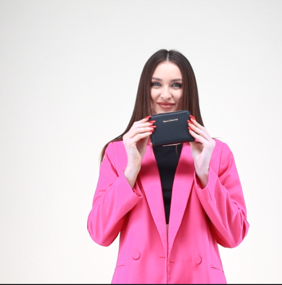 Aria Bohemian "NERO" GOLD wallet