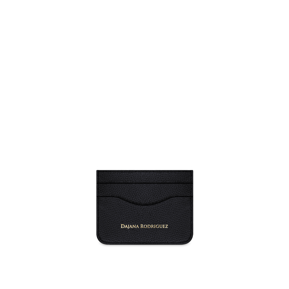 Slim Credit Cardholder Bohemian "Nero" Zlatá