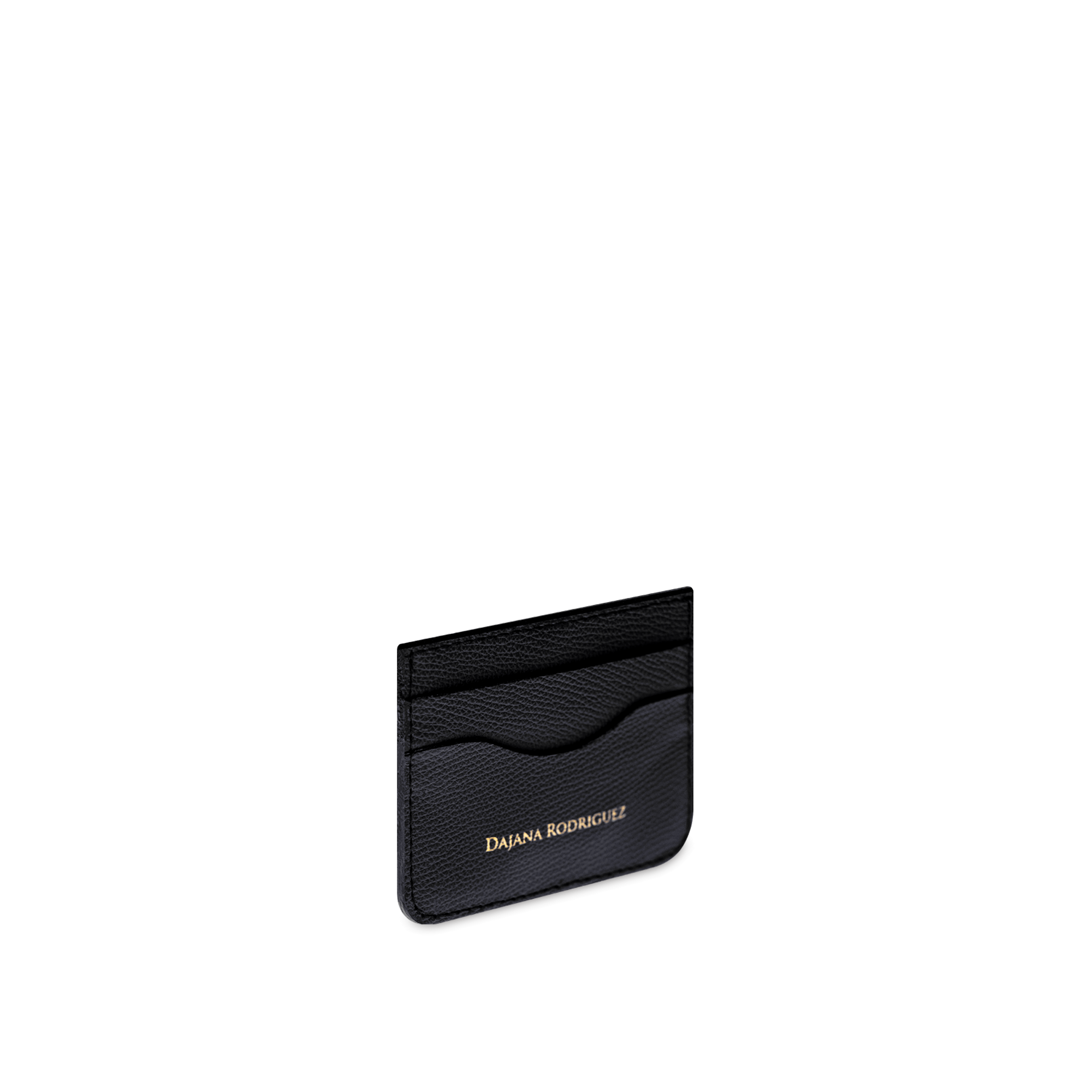 Slim Credit Cardholder Bohemian "Nero" Gold