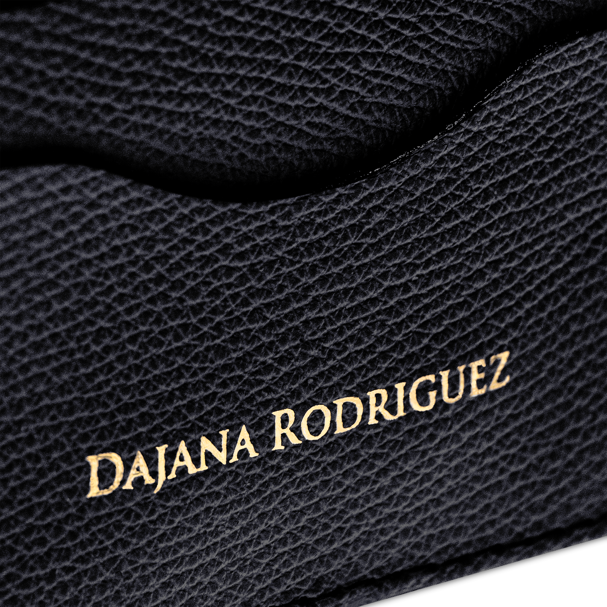 Slim Credit Cardholder Bohemian "Nero" Gold