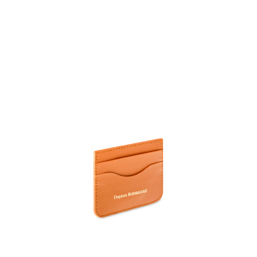 Slim Credit Cardholder Bohemian "ORANGE" Gold