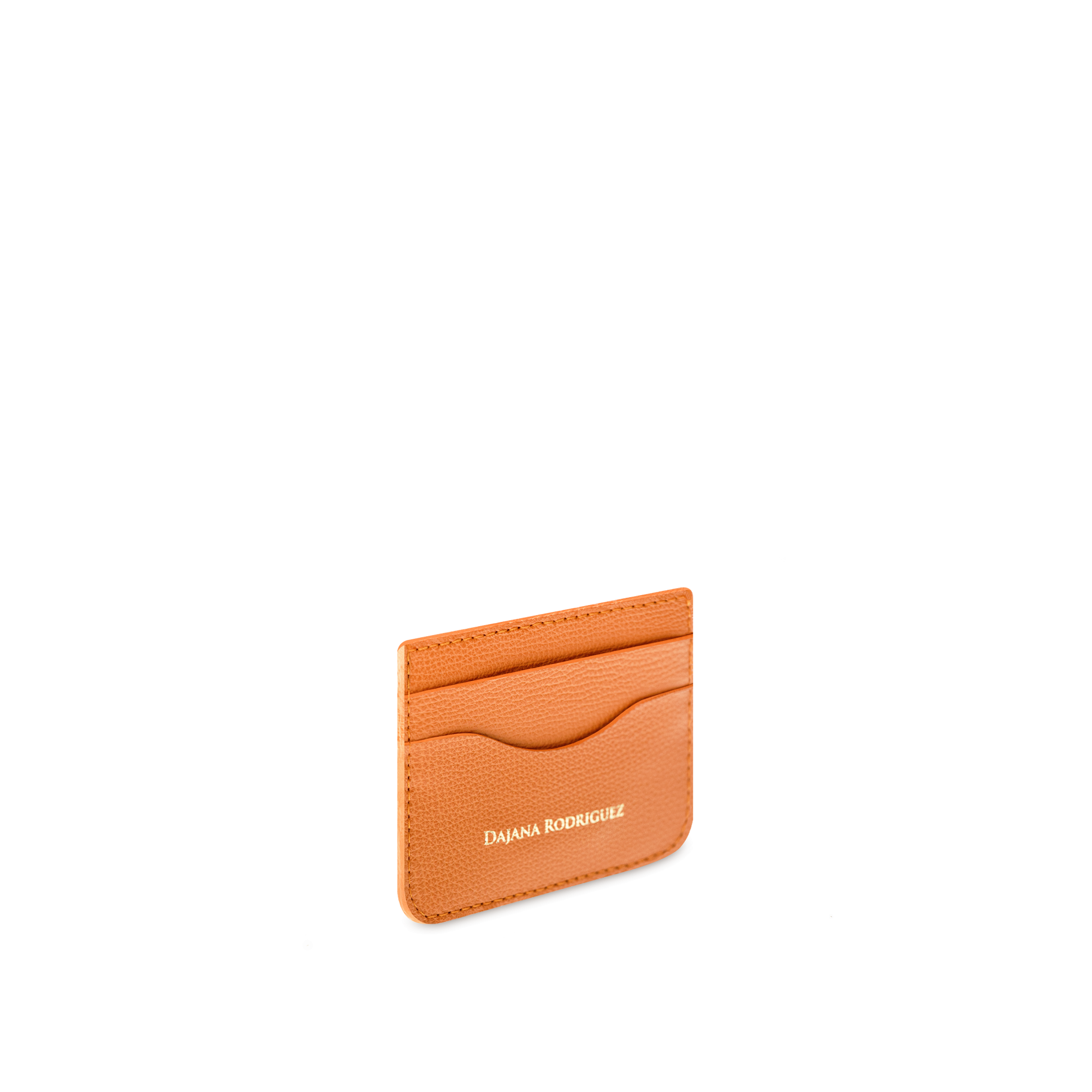 Slim Credit Cardholder Bohemian "ORANGE" Gold