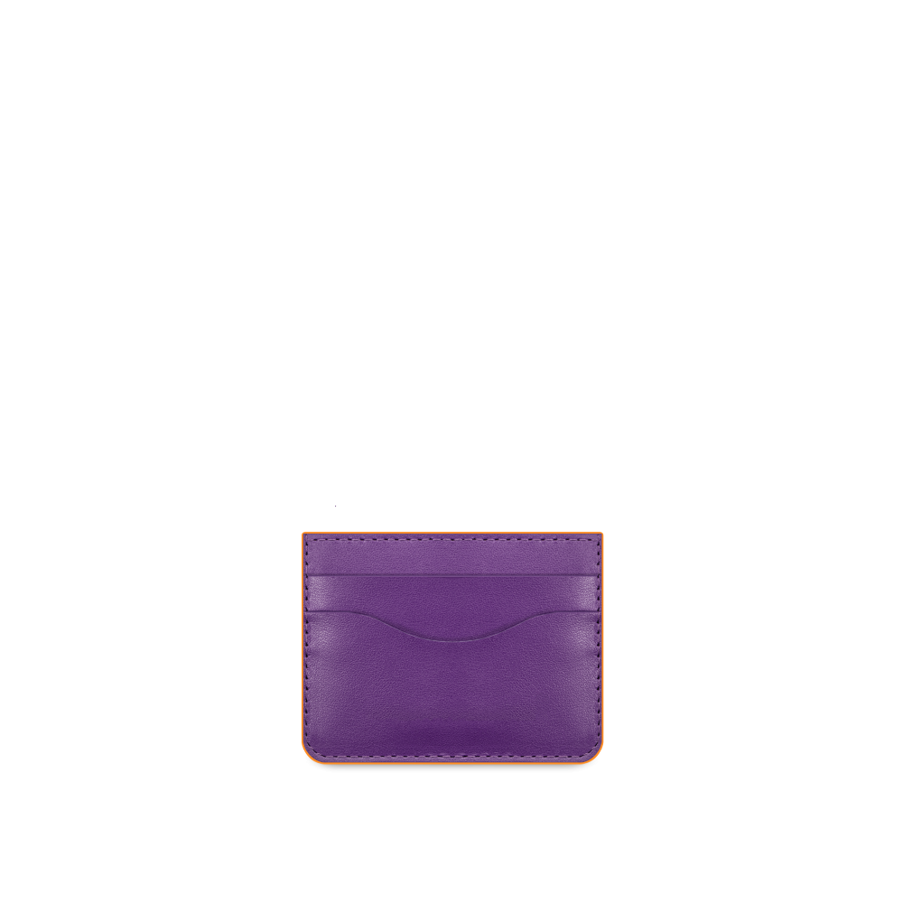 Slim Credit Cardholder Rio "DARK PURPLE" Gold