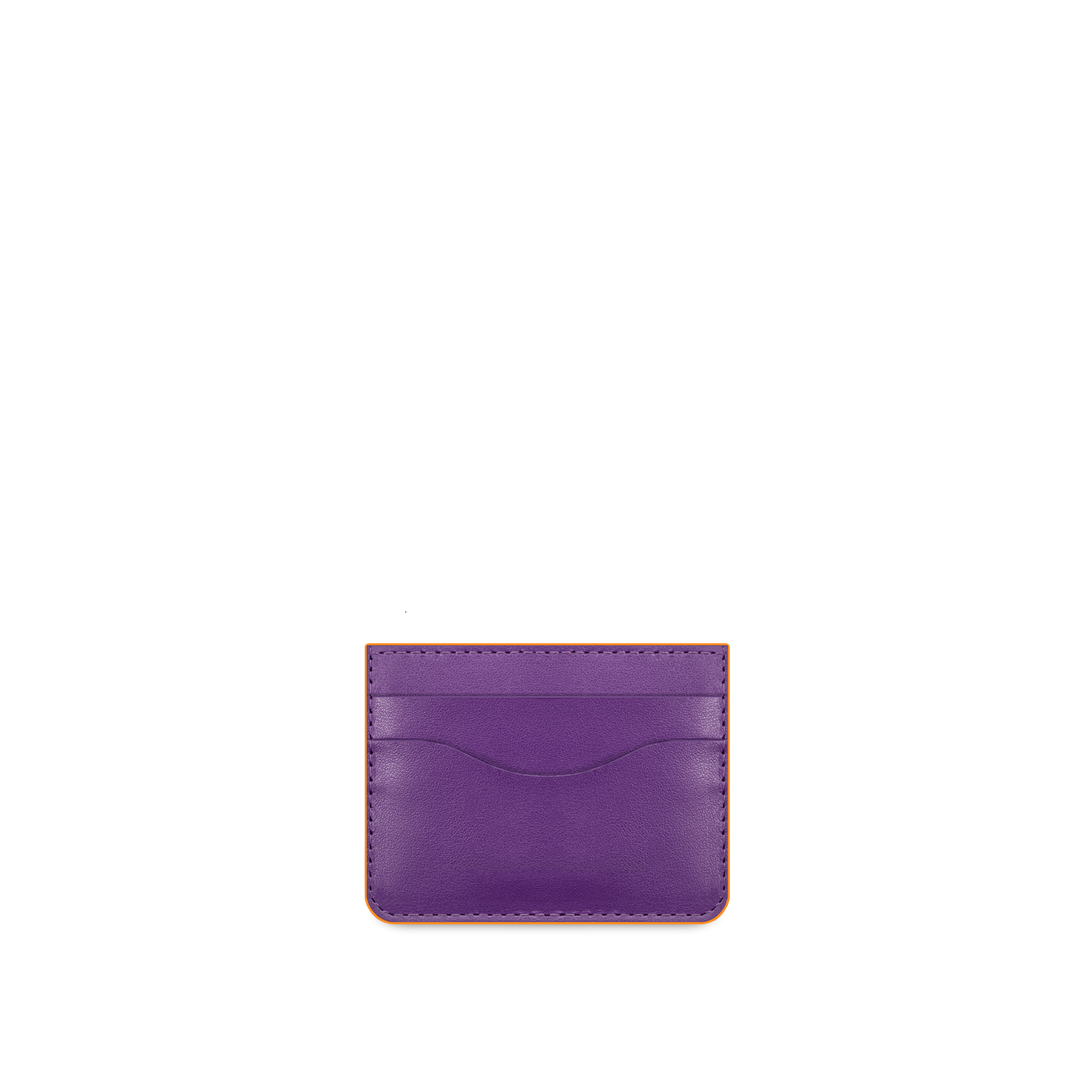 Slim Credit Cardholder Rio "MORADO OSCURO" Dorada