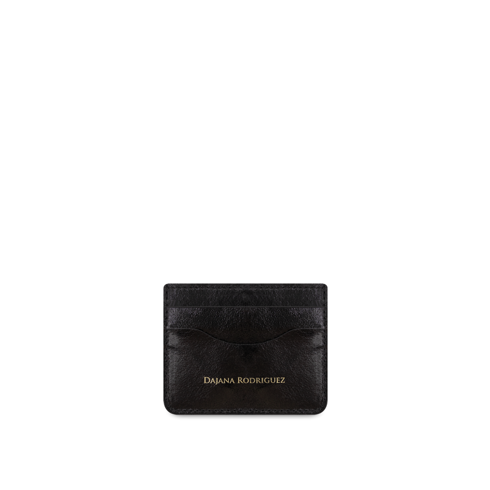 Slim Credit Cardholder Orion "BLACK" Gold