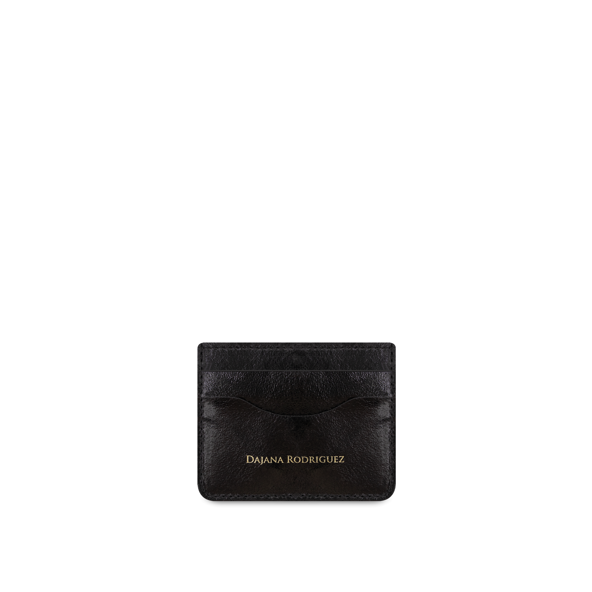 Slim Credit Cardholder Orion "NEGRO" Dorada