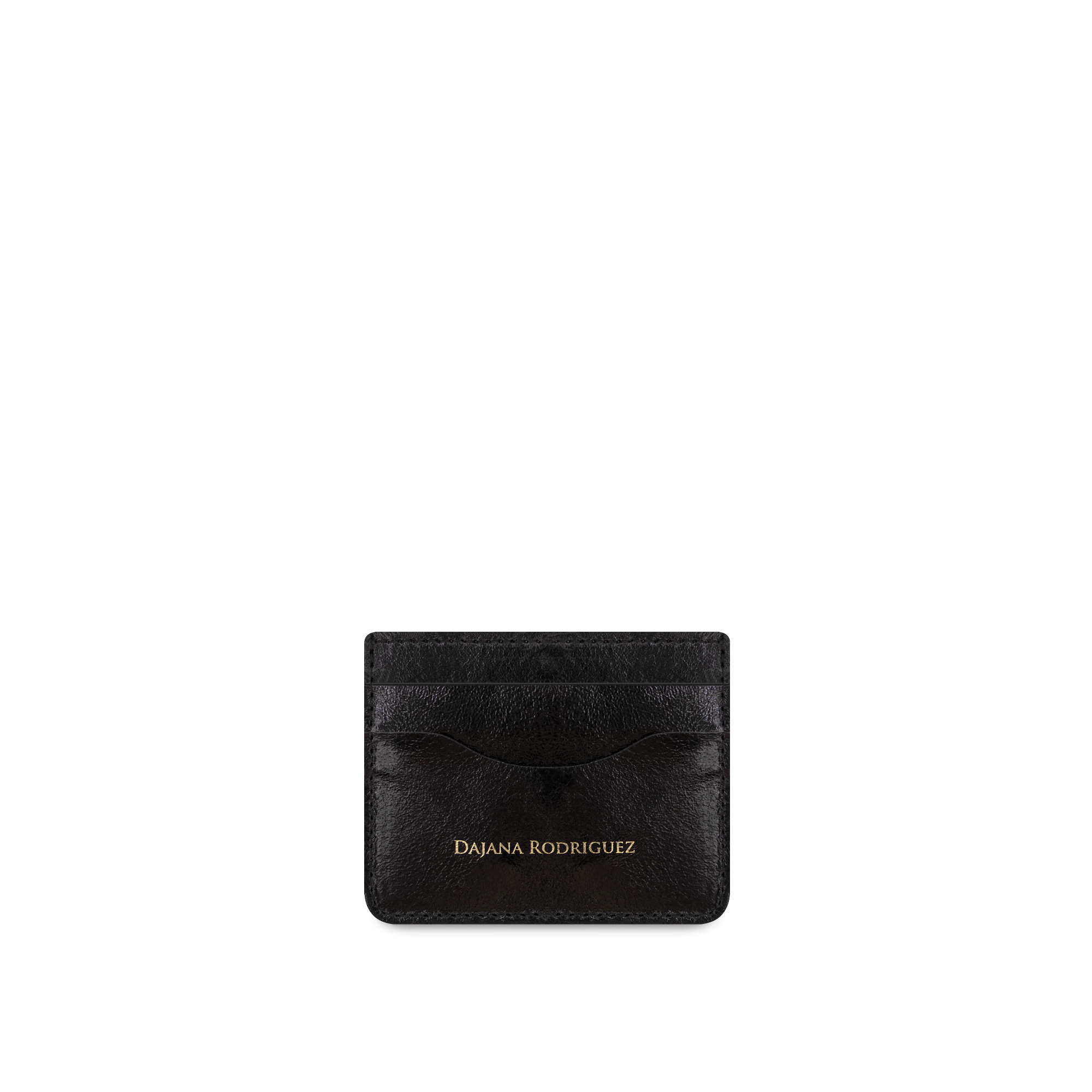 Slim Credit Cardholder Orion "BLACK" Gold