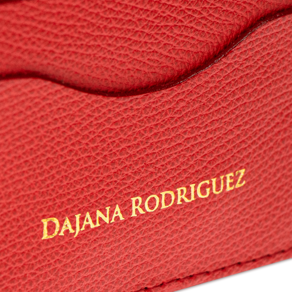 Slim Credit Cardholder Bohemian "PARROT" Zlatá