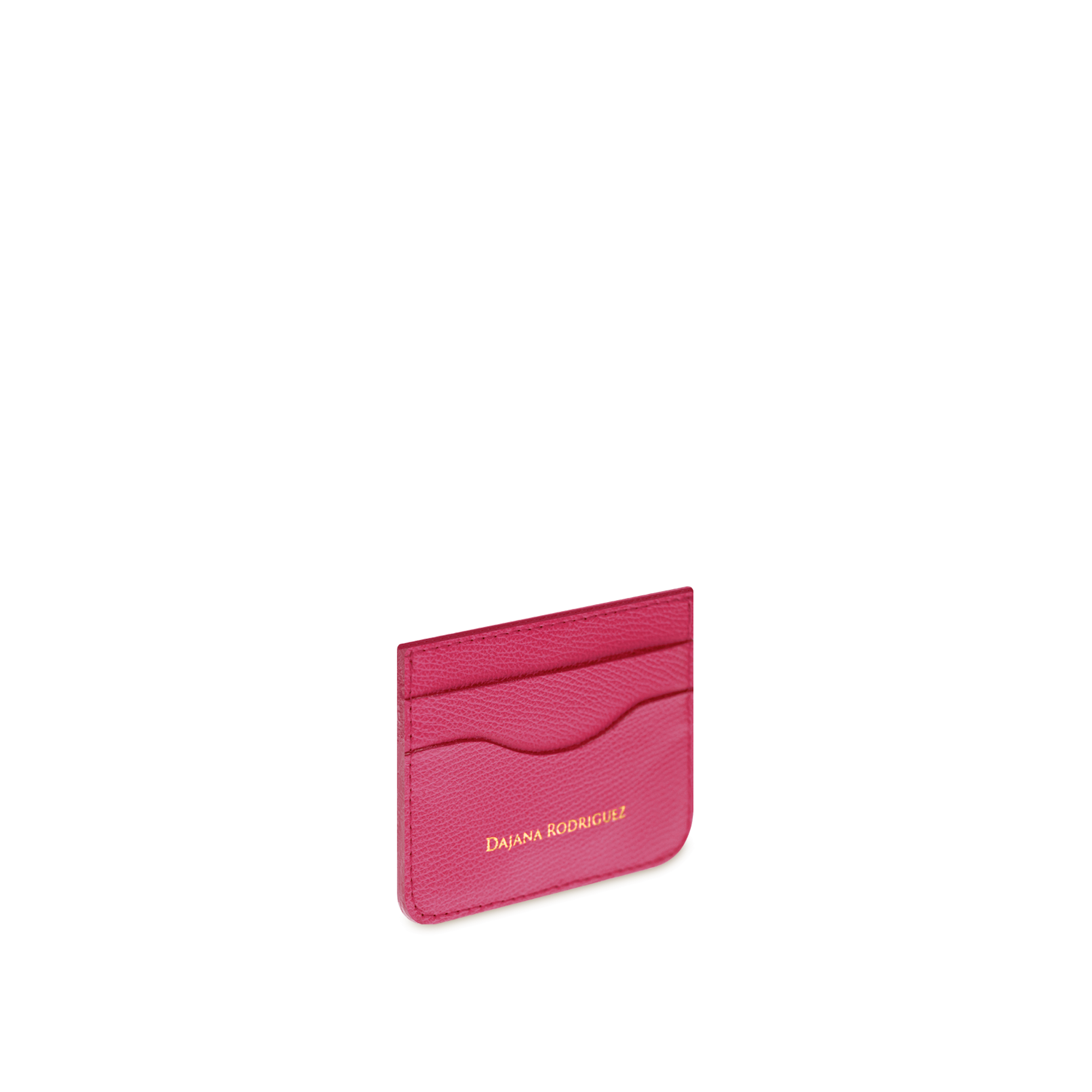 SLIM CREDIT CARDHOLDER BOHEMIAN "FUCHSIA" Gold