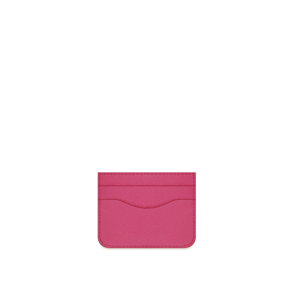 SLIM CREDIT CARDHOLDER BOHEMIAN "FUCHSIA" Gold