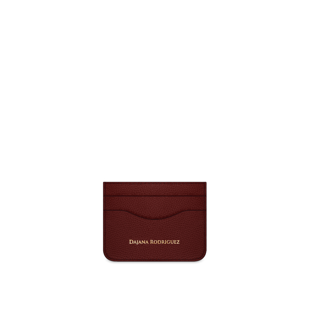 Slim Credit Cardholder Bohemian "AUBURN" Zlatá