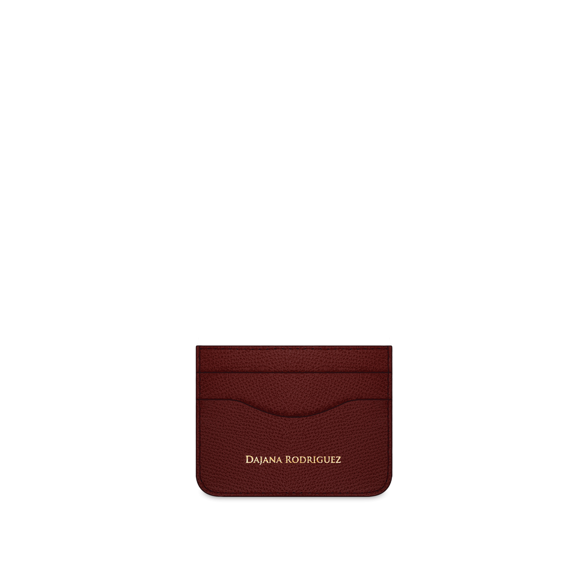 Slim Credit Cardholder Bohemian "AUBURN" Zlatá