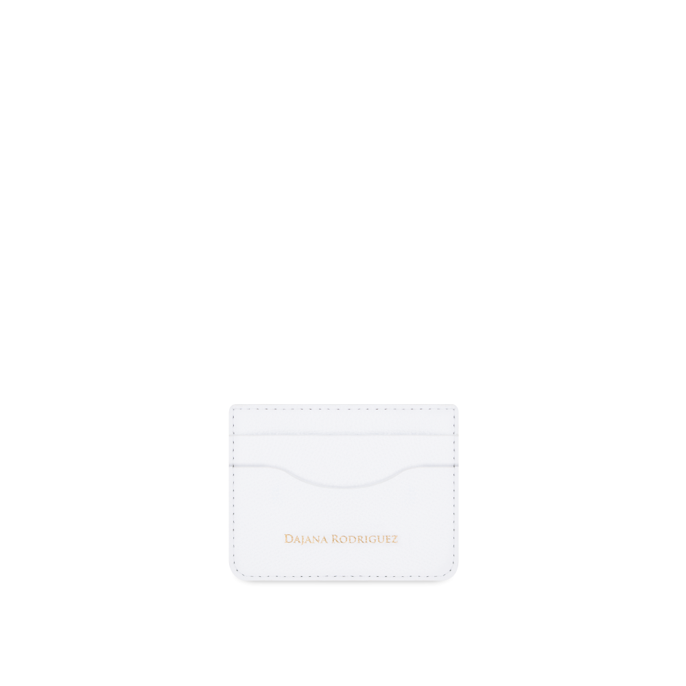 Slim Credit Cardholder Bohemian "BIANCO" Silver
