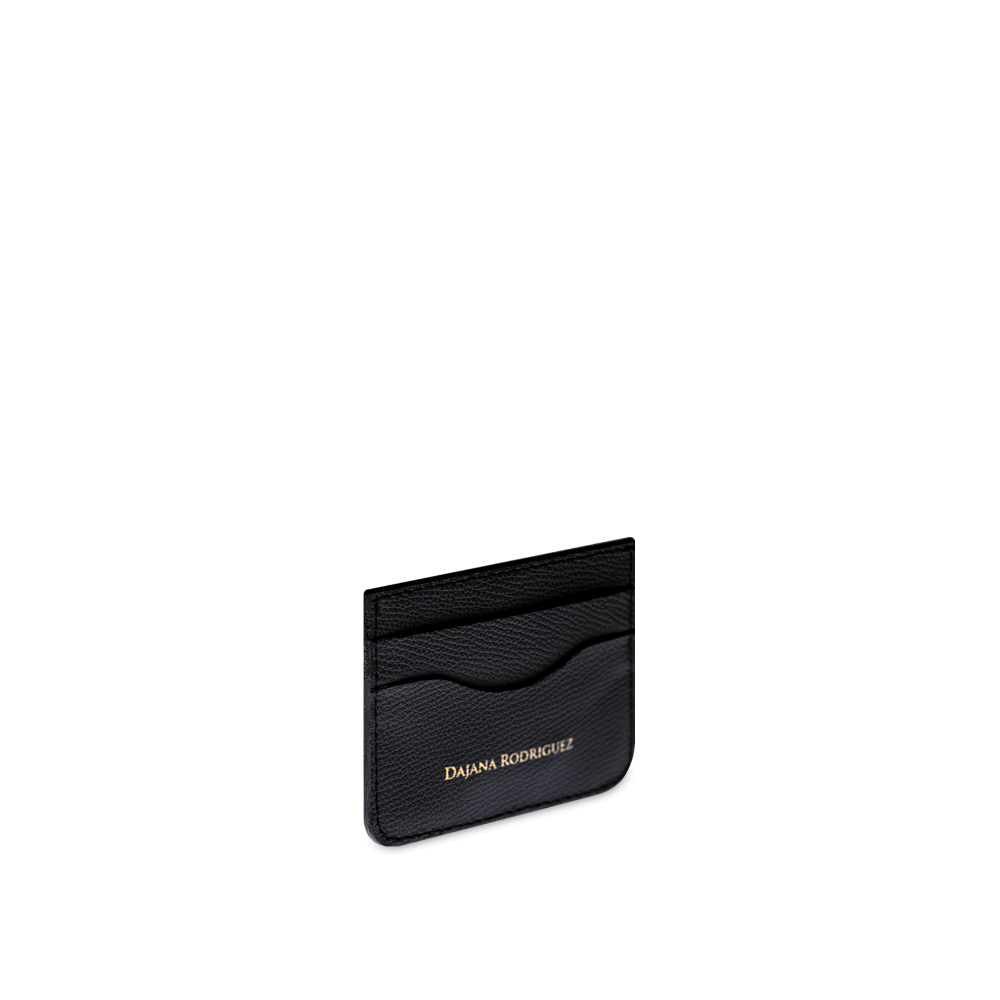 Slim Credit Cardholder Bohemian "Nero" Strieborná