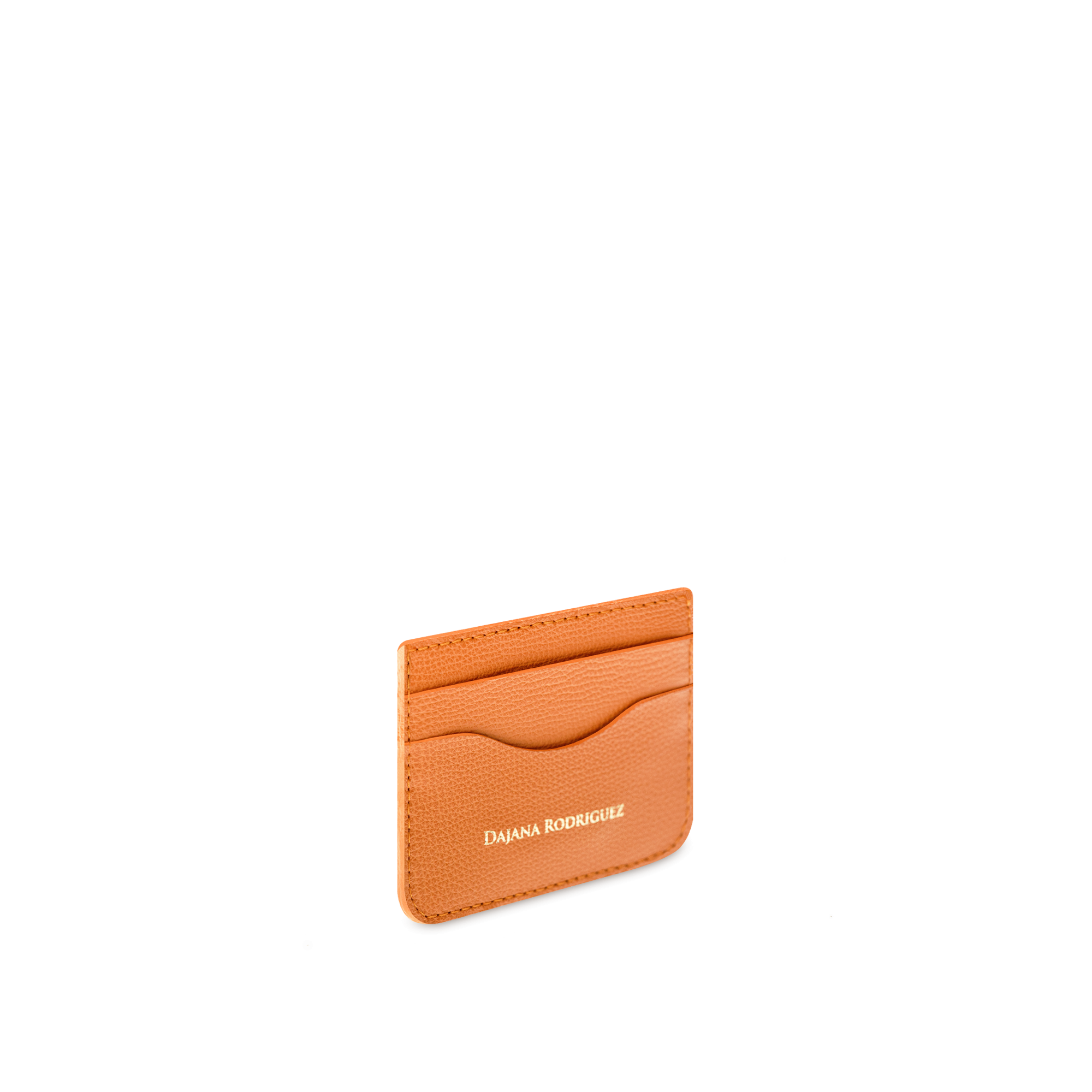 Slim Credit Cardholder Bohemian "ORANGE" Strieborná