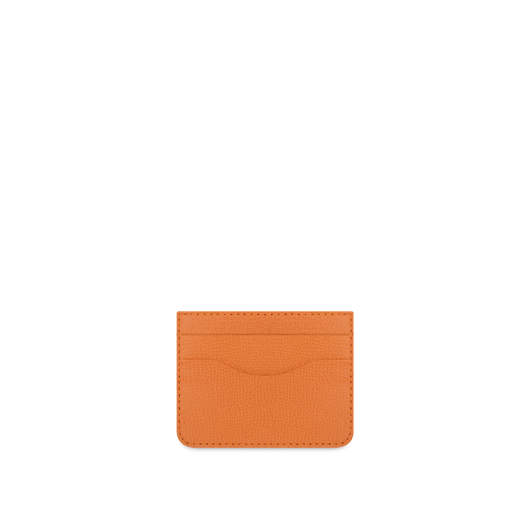 Slim Credit Cardholder Bohemian "ORANGE" Silver