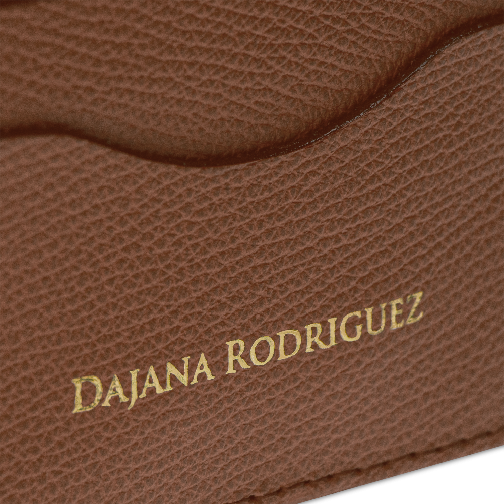 Slim Credit Cardholder Bohemian "LION" Zlatá