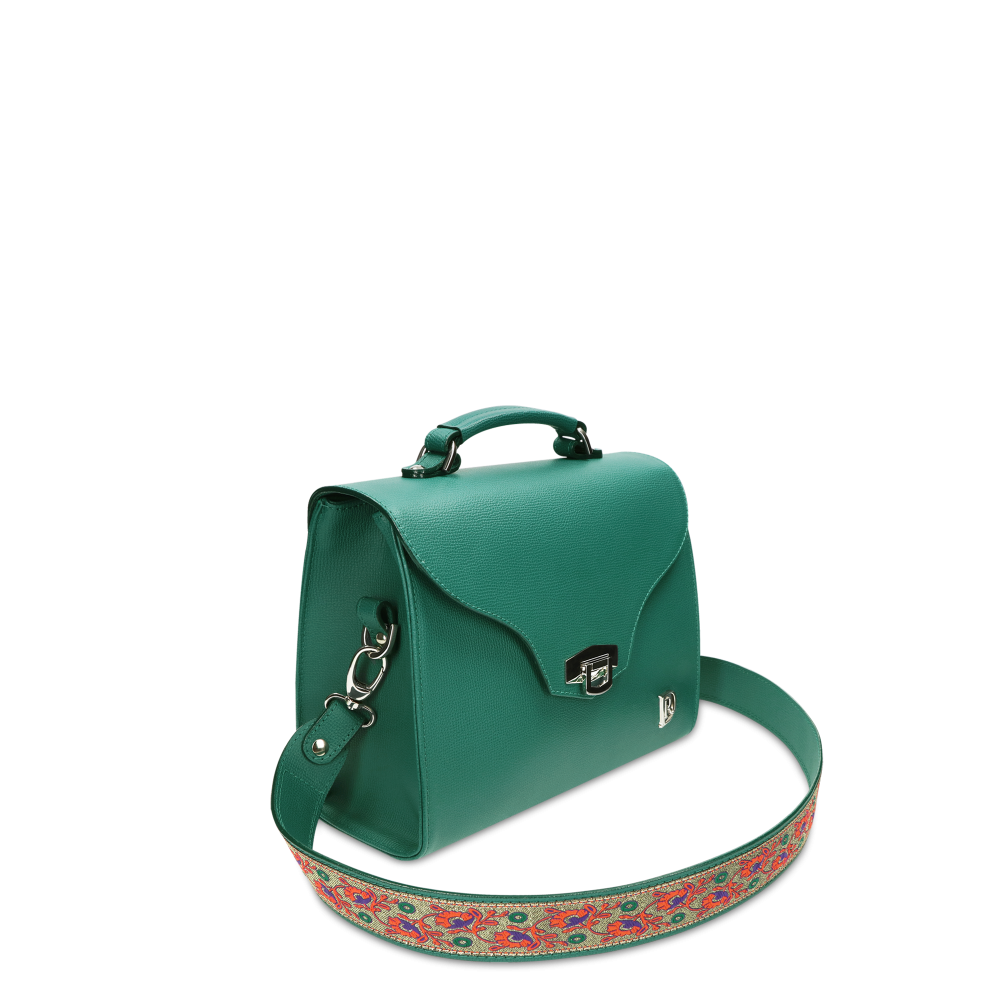 Vivienne Bohemian "AVOKADO" + Popruh Zlatá