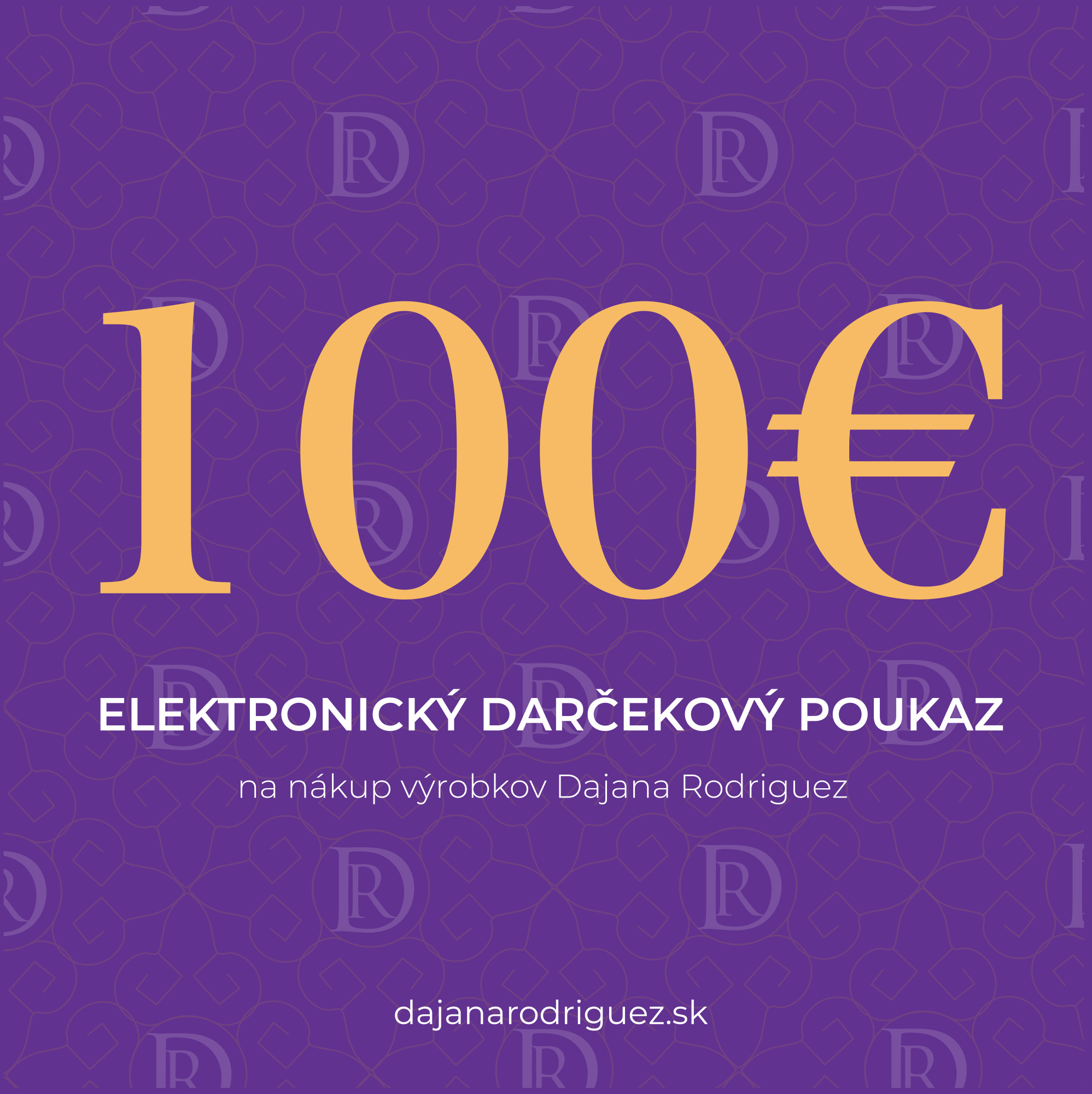 Elektronický darčekový poukaz na 100 €
