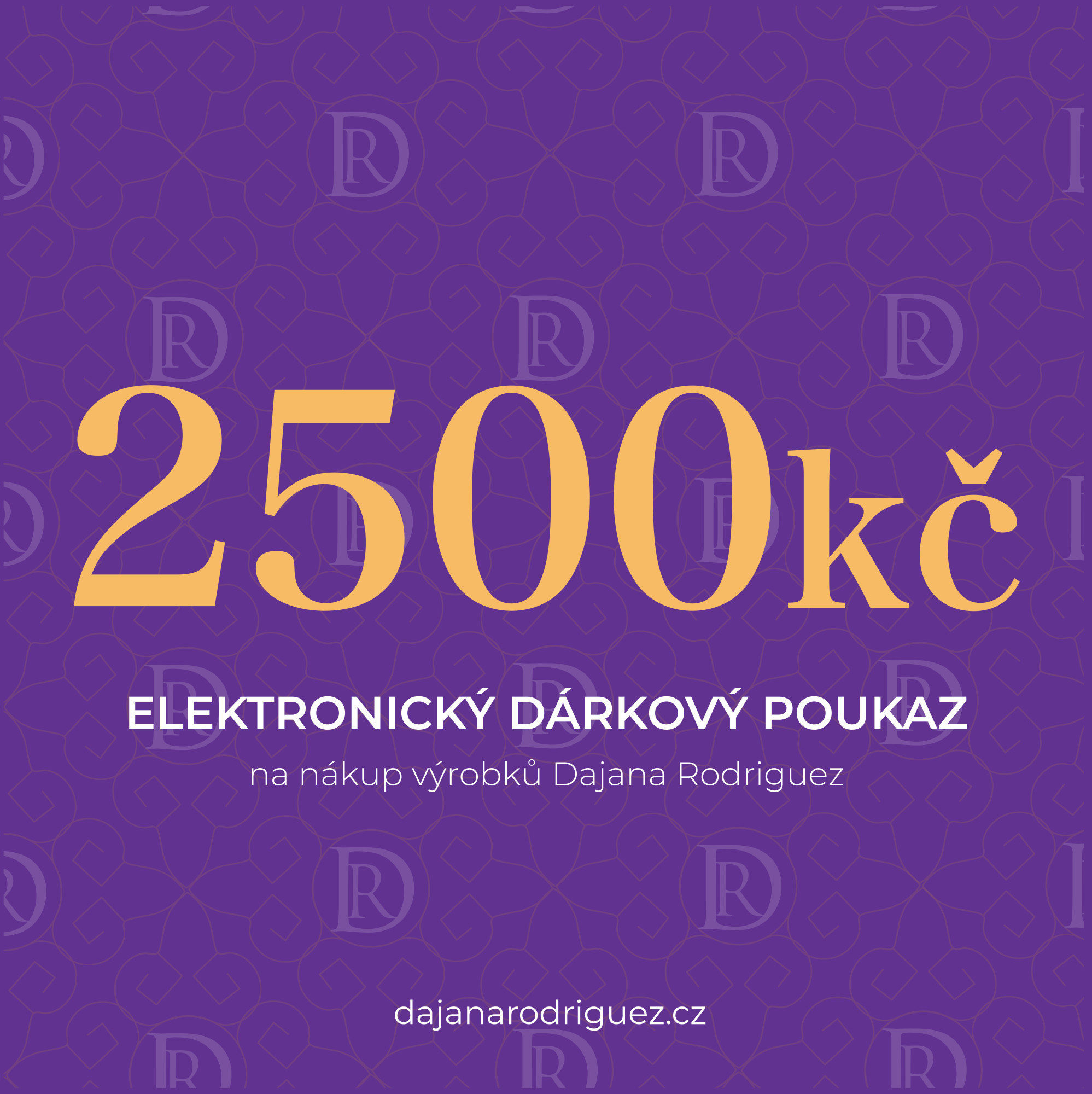 Elektronický dárkový poukaz na 2 500 Kč
