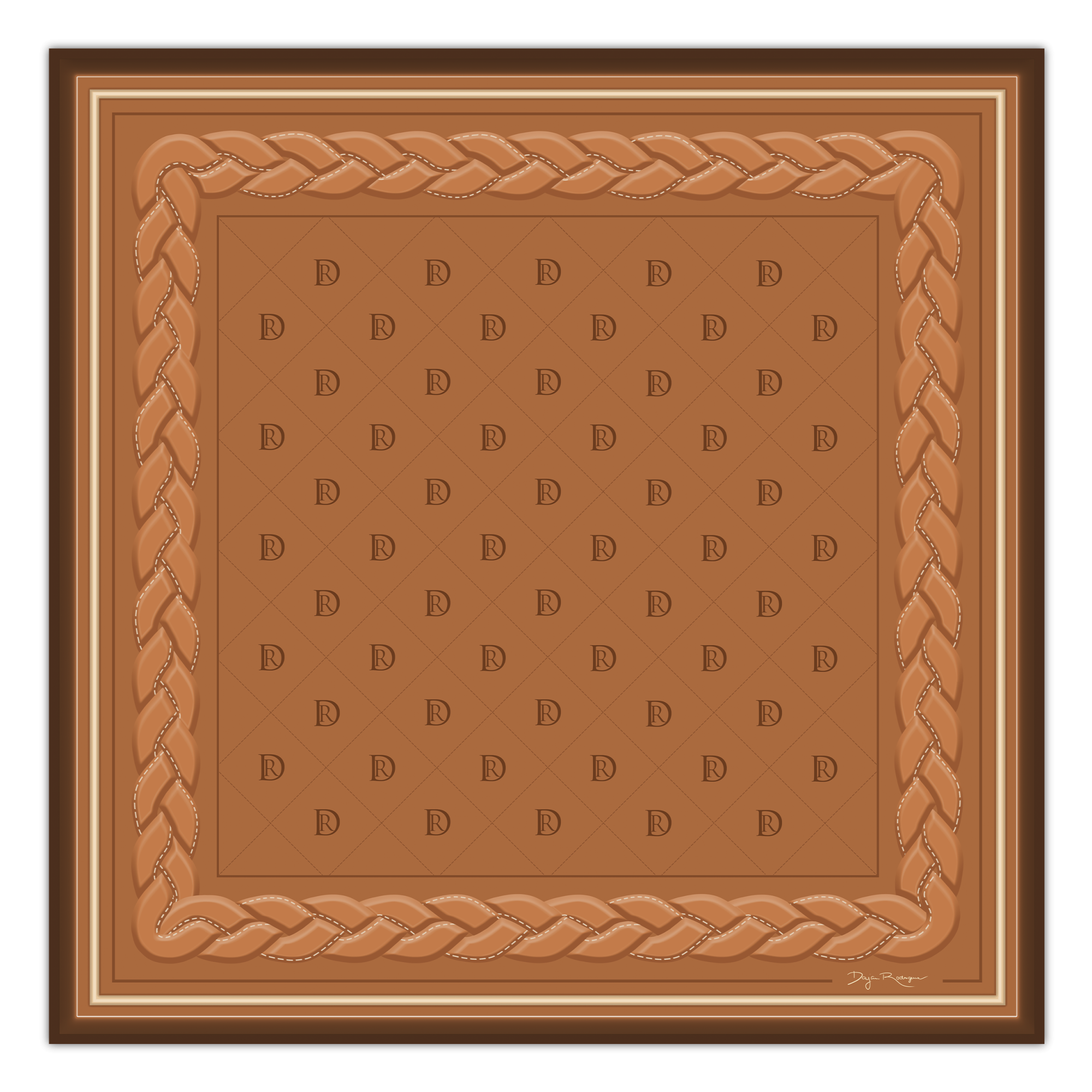 Šátek Trinity "Hnědá"