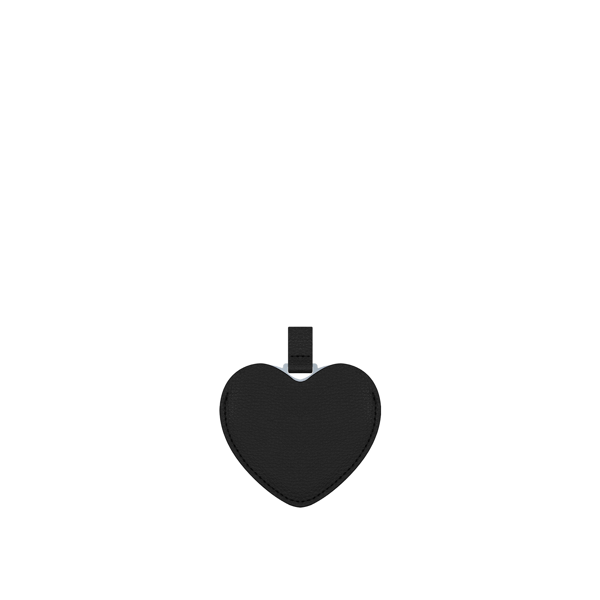 Espejo Corazón Bohemian "NERO" Dorado