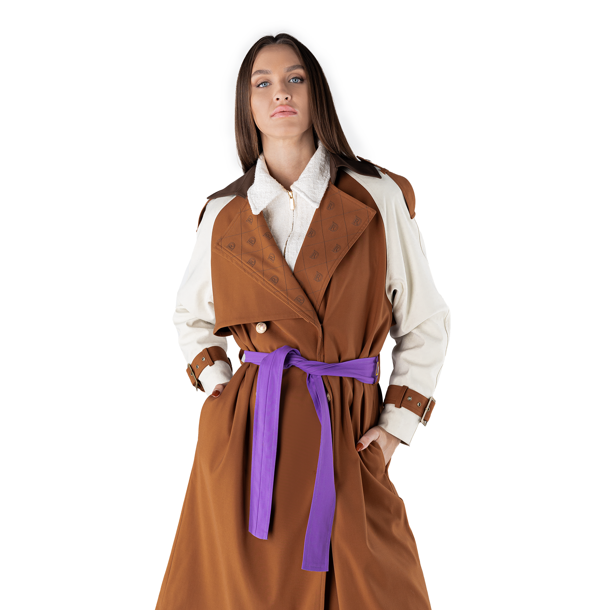 Trinity Coat Belt "Purple"