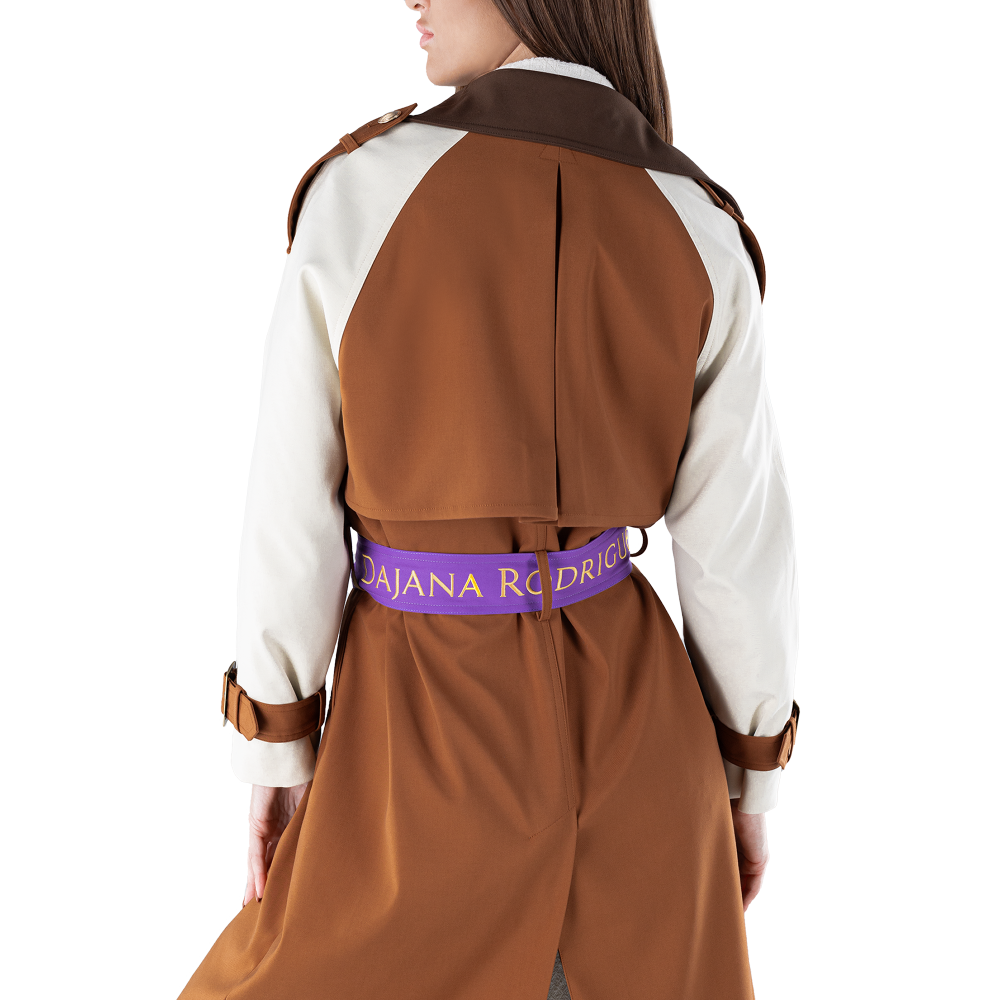 Embroidered coat belt Trinity