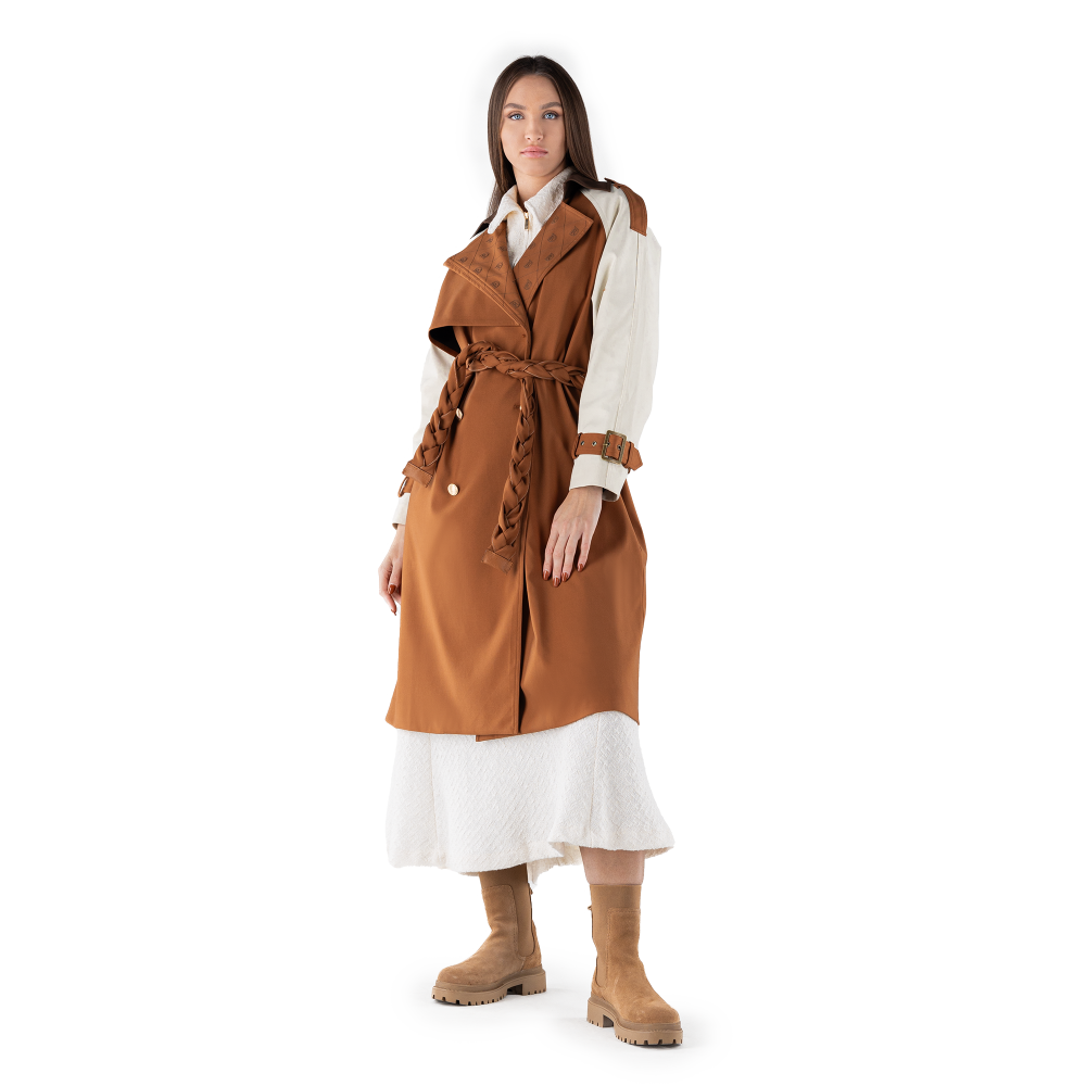 Cinturón para abrigo Trinity "Marrón"