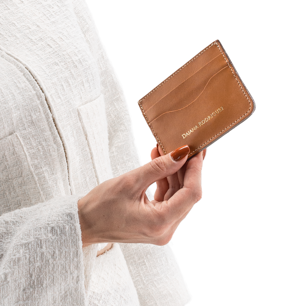 Slim Credit Cardholder Trinity "Marrón"