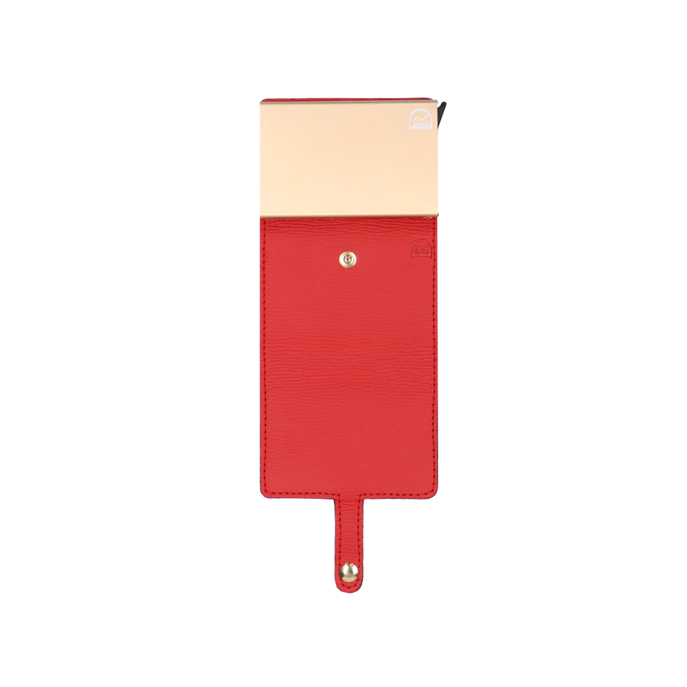 Cardholder Bohemian "PARROT" Zlatá