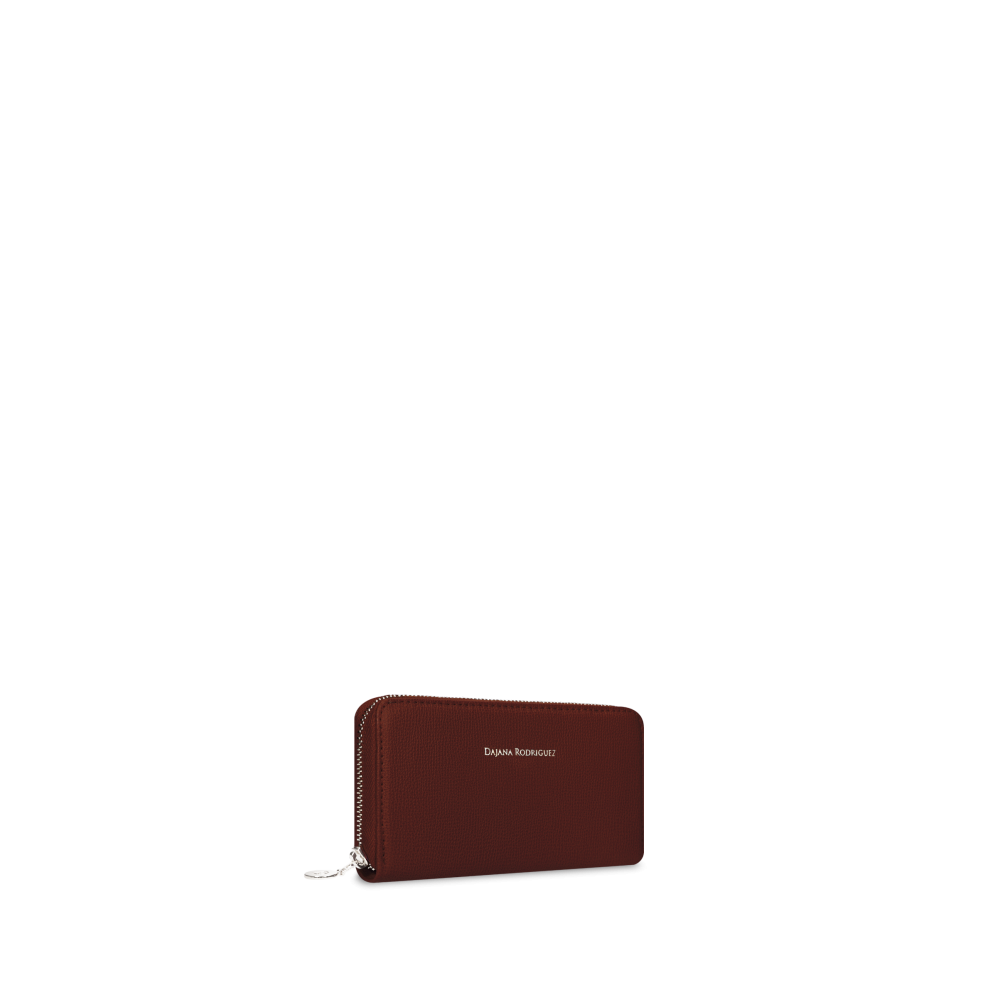 Monedero Ariana Bohemian "AUBURN" Plateado