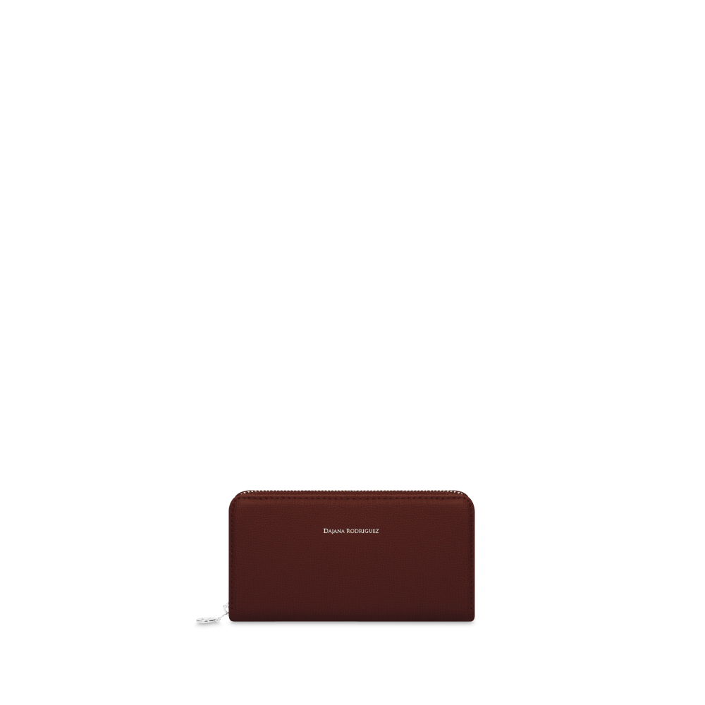 Monedero Ariana Bohemian "AUBURN" Plateado