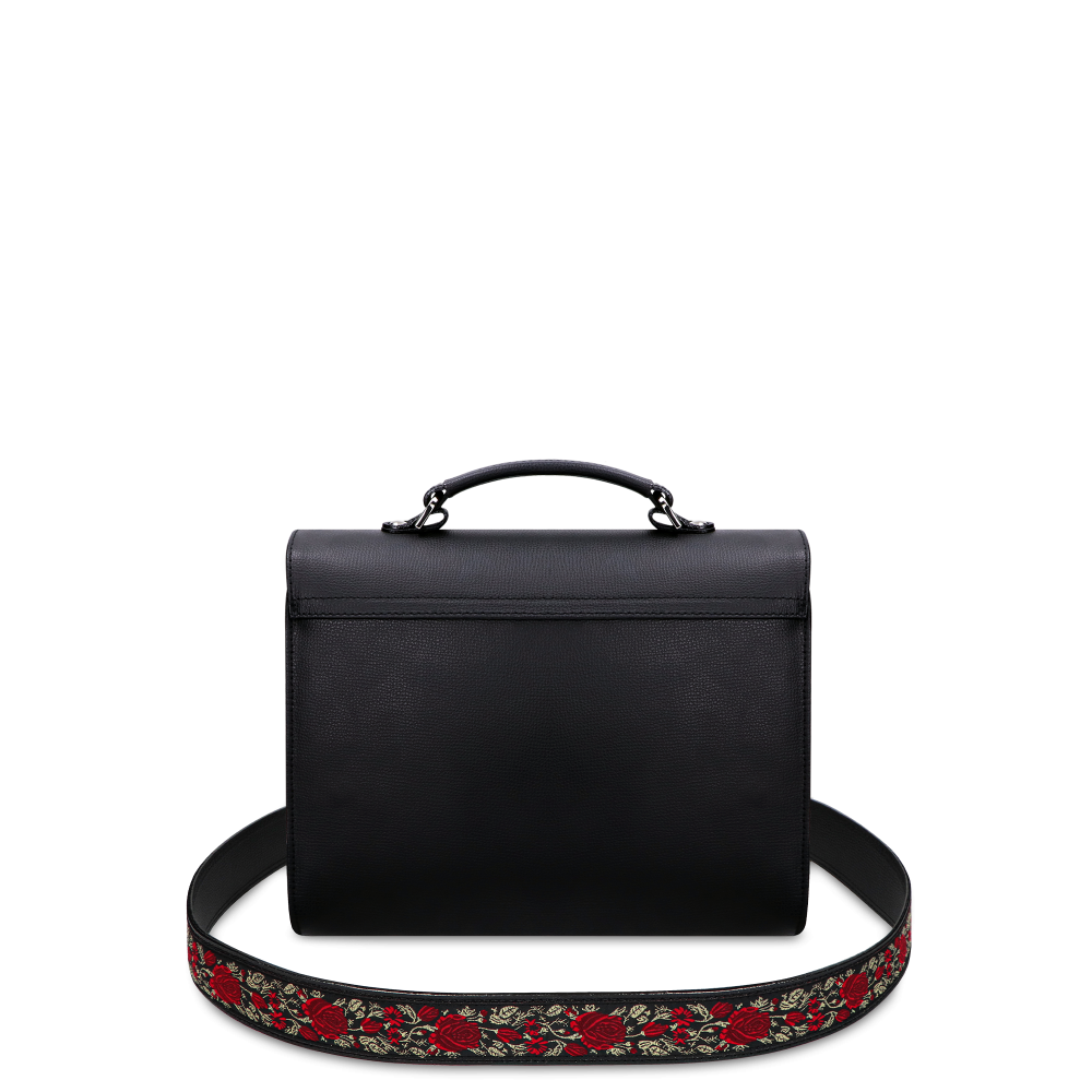 Vivienne Bohemian "NERO" + Popruh Zlatá