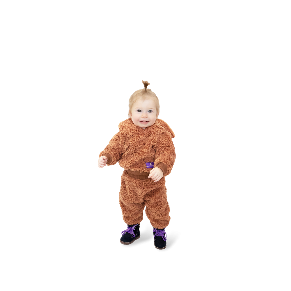  Dětská souprava Teddy Trinity Hnědá